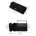 Black Cosmetic Beauty Bag Men Roll Up Makeup